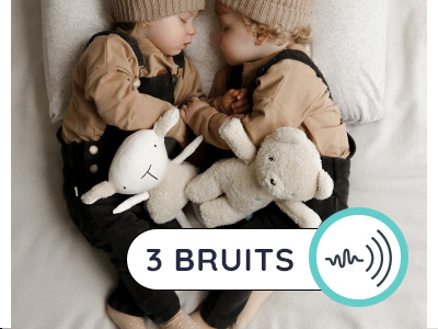 PELUCHE OURS BRUIT BLANC – My Baby Factory