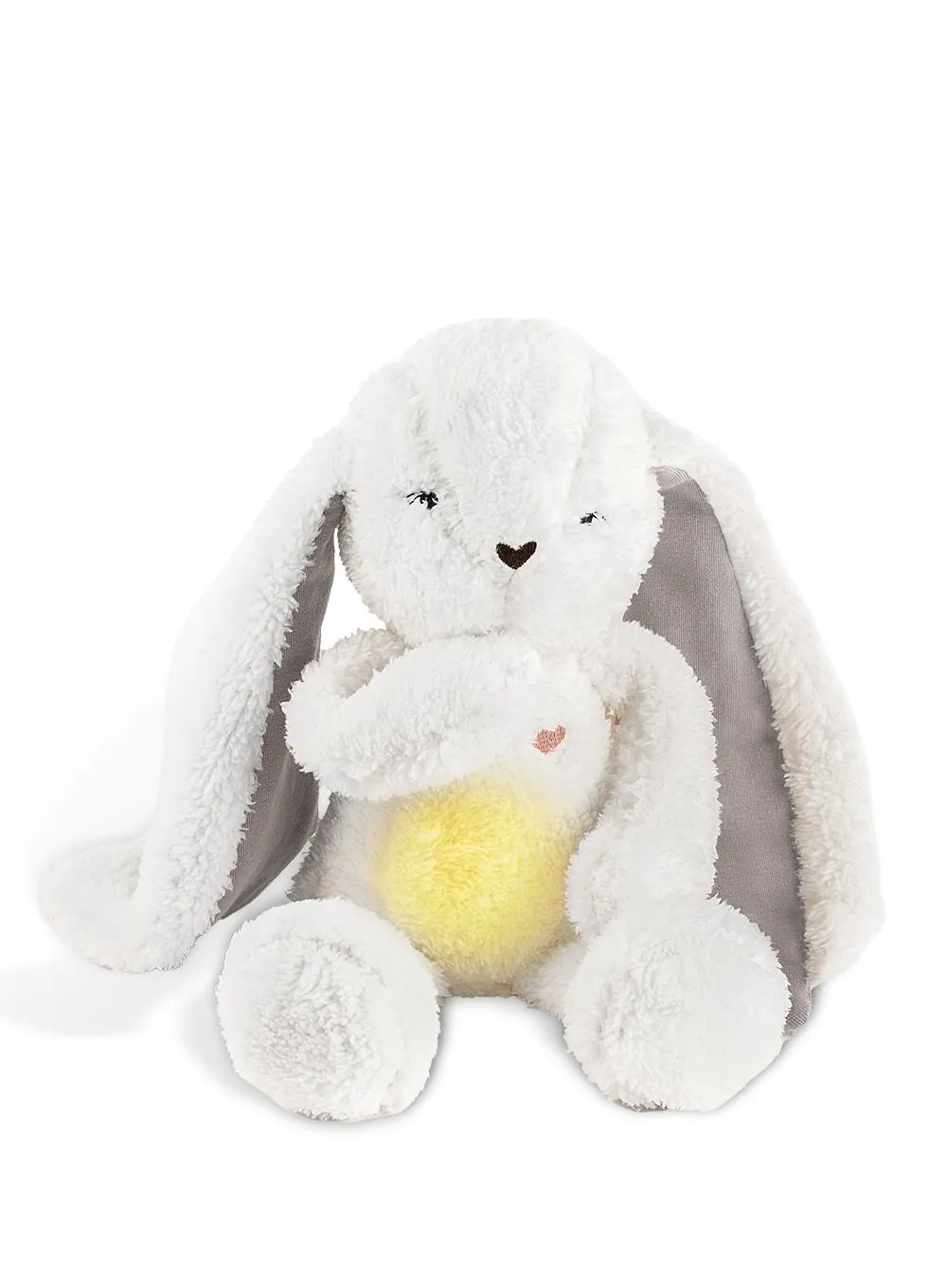 MyHummy® 5en1 avec coussin chauffant - Lapin oreille GRISE