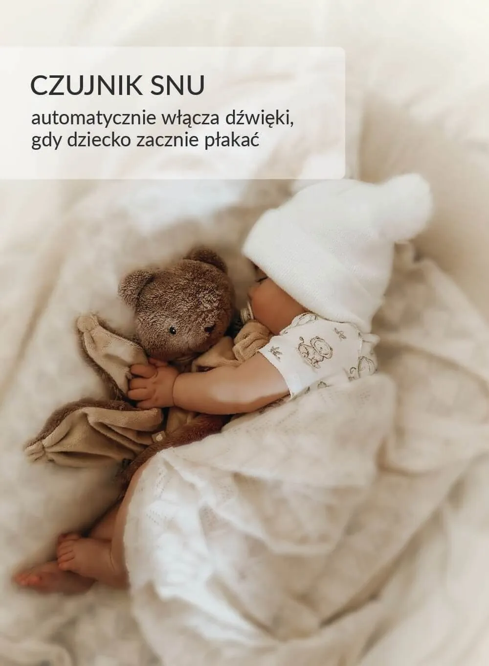 myHummy Doudou Ourson 5en1 avec lumière