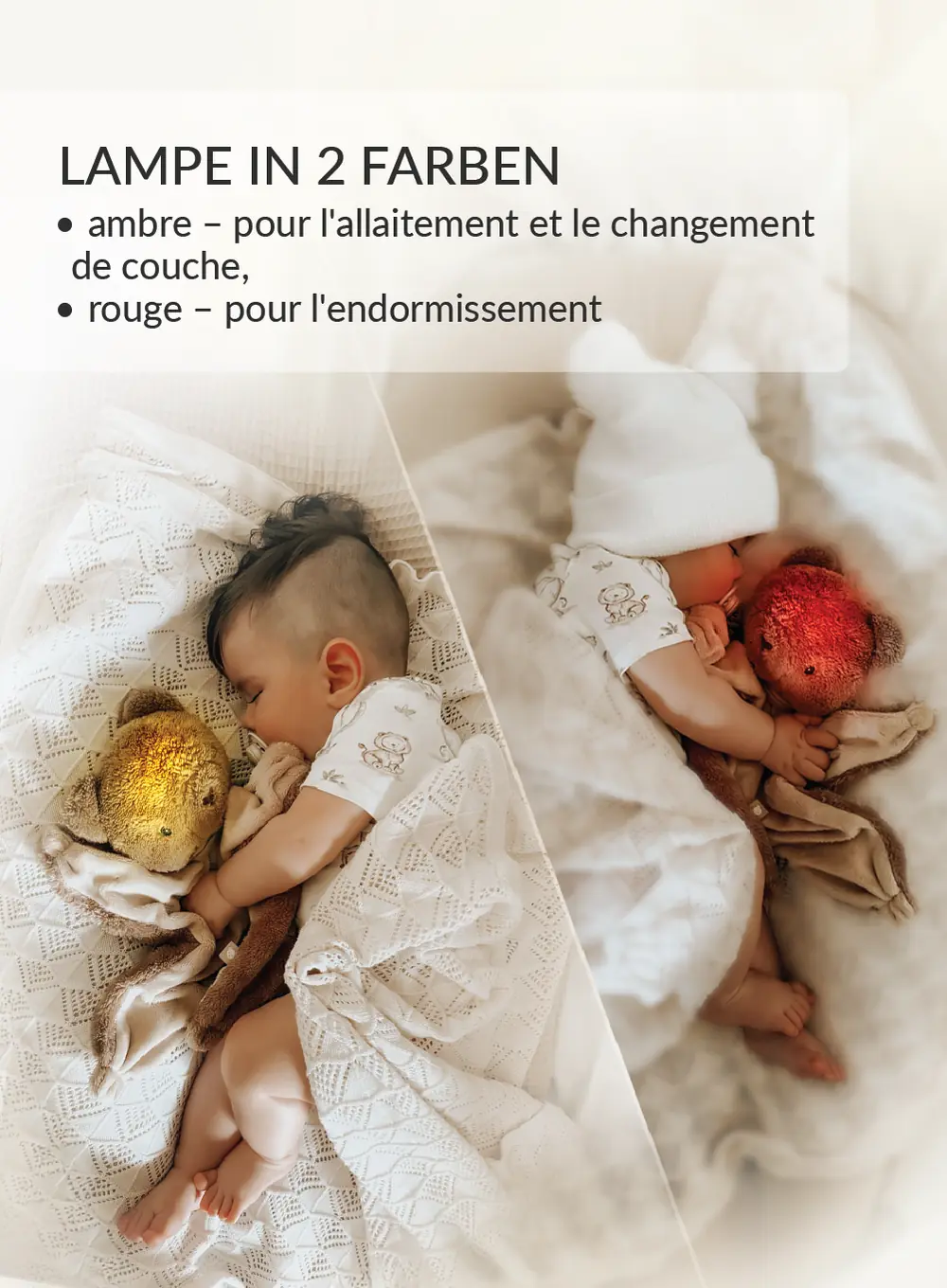 myHummy Doudou Ourson 5en1 avec lumière