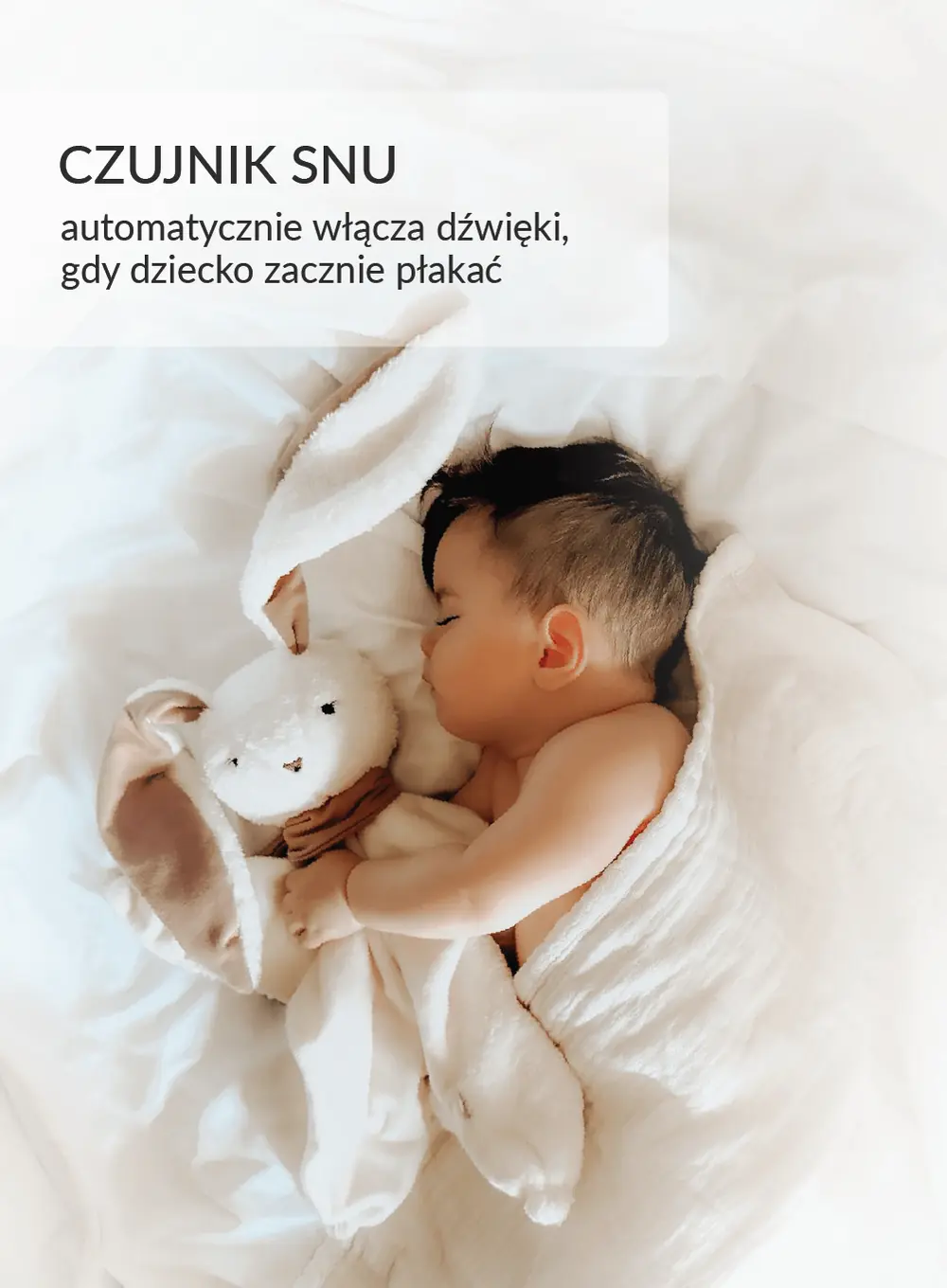 myHummy Doudou Lapin 5en1 avec lumière