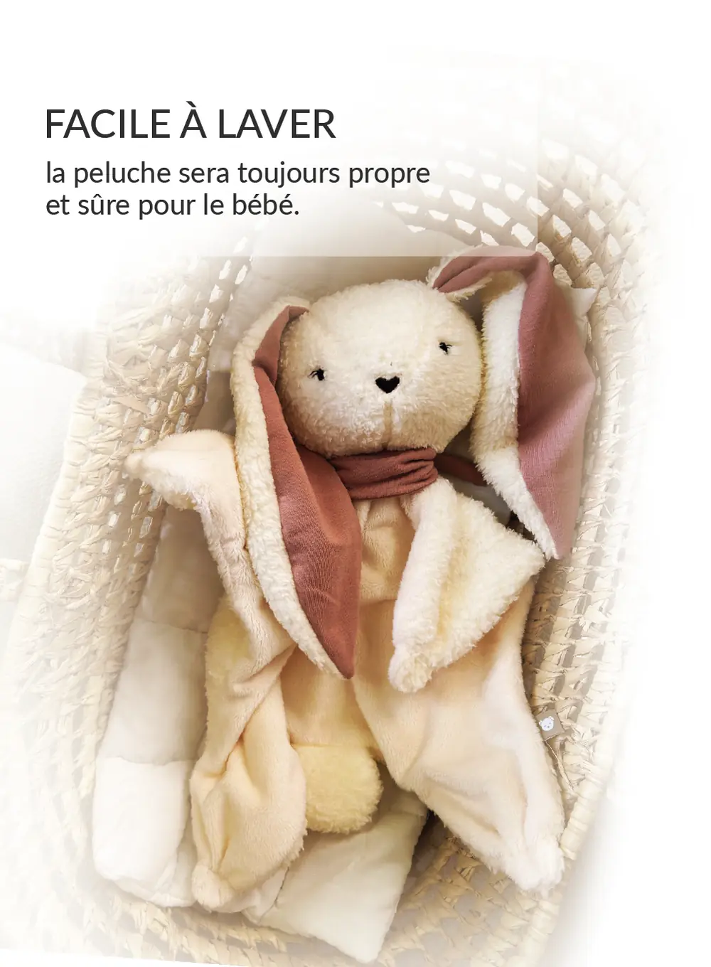 myHummy Doudou Lapin 5en1 avec lumière