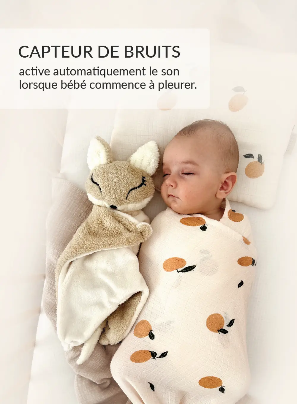 myHummy Doudou Renard 5en1 avec lumière