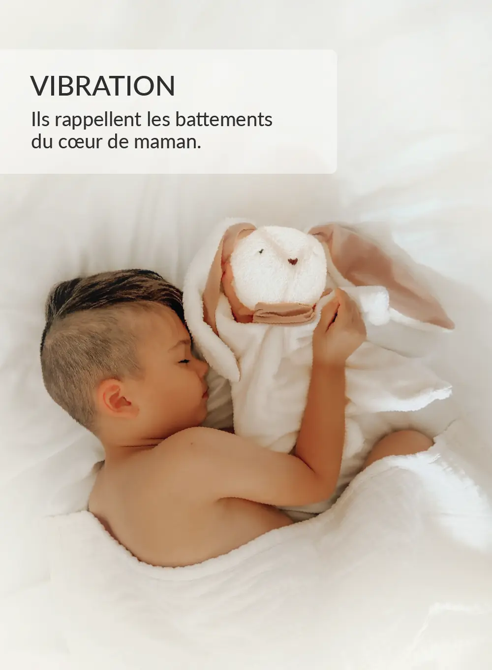 myHummy Doudou Lapin 5en1 avec lumière
