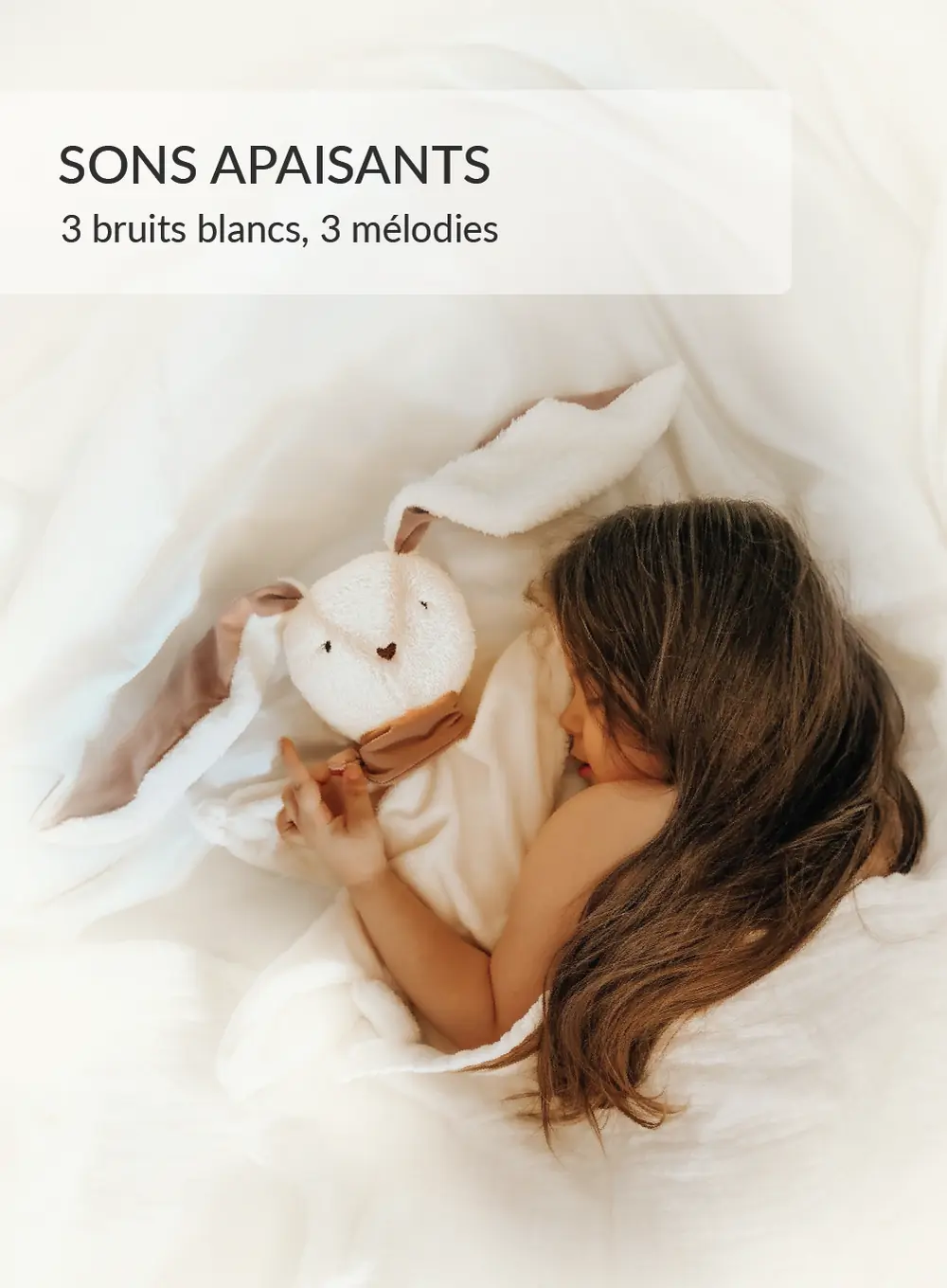 myHummy Doudou Lapin 5en1 avec lumière
