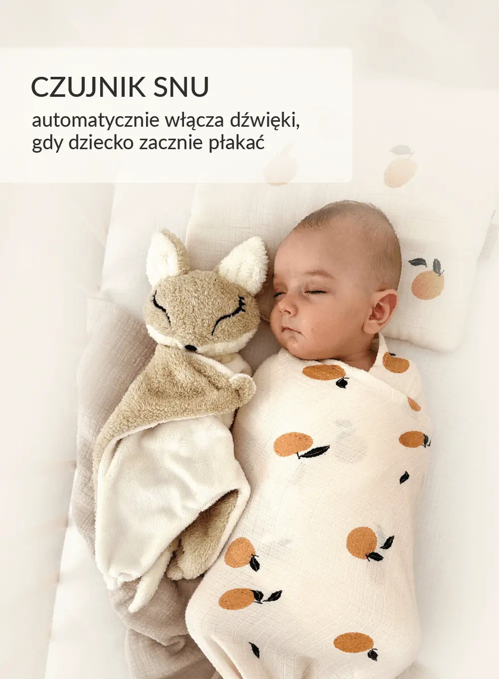 myHummy Doudou Renard 5en1 avec lumière