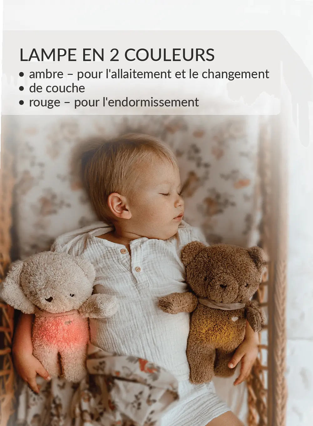myHummy 7en1 App avec coussin chauffant - Ourson marron