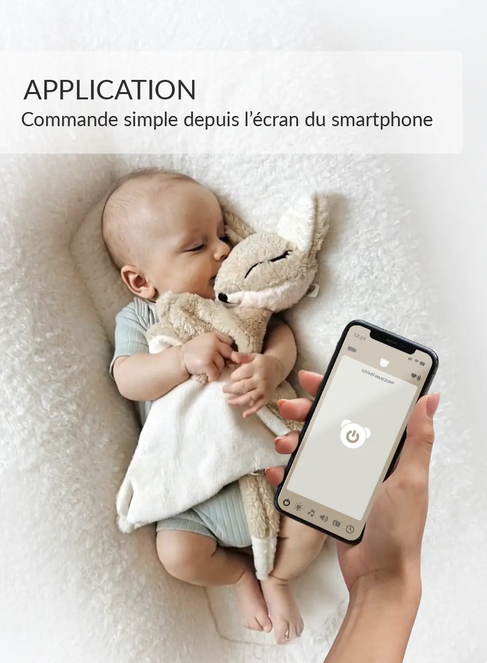 myHummy Doudou Renard 7en1 App
