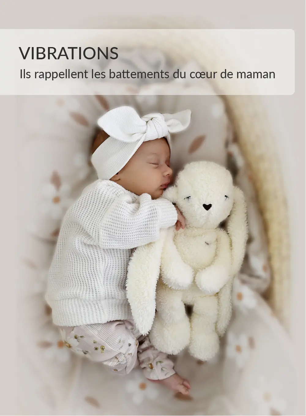 myHummy Lapin 7en1 App - écru/rose