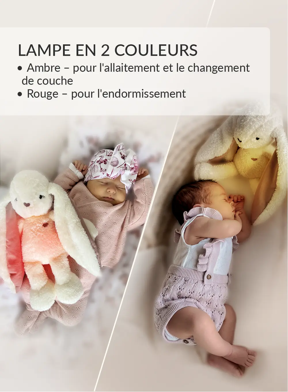 myHummy Lapin 7en1 App - écru/rose