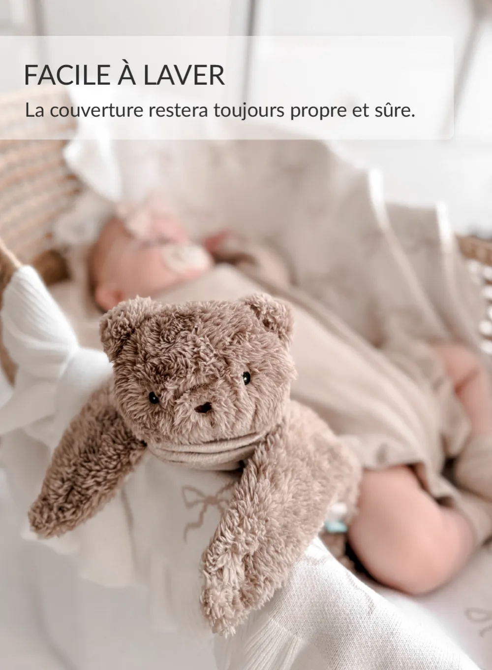 myHummy® Doudou Bouillotte Lesté Lapin Marron