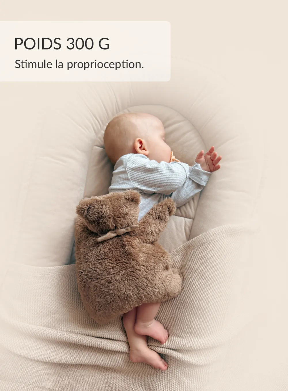 myHummy® Doudou Bouillotte Lesté - Ours