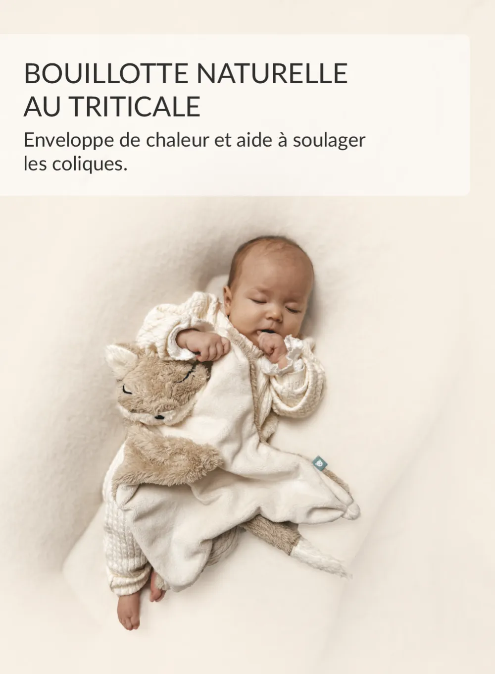 myHummy® Doudou Bouillotte Lesté – Renard