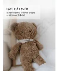 myHummy 7en1 App avec coussin chauffant - Ourson marron