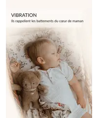 myHummy 7en1 App avec coussin chauffant - Ourson marron