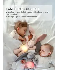 myHummy 7en1 App avec coussin chauffant - Lapin rose