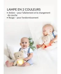 myHummy 7en1 App avec coussin chauffant - Ourson beige
