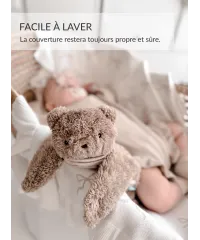 myHummy® Doudou Bouillotte Lesté Lapin Écru