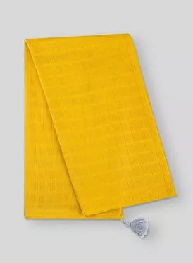 Couverture emmaillotage- couleur : moutarde