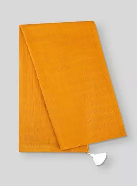 Couverture emmaillotage - couleur rouille