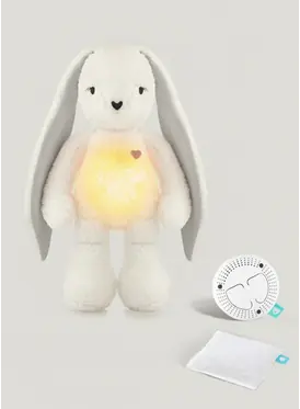 MyHummy® Lapin 5en1 avec coussin chauffant - écru/gris