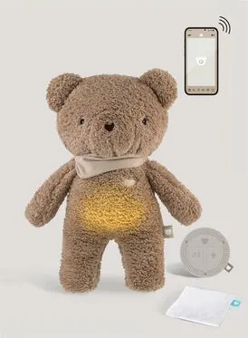 myHummy 7en1 App avec coussin chauffant - Ourson marron