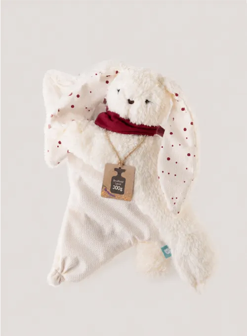 myHummy® Doudou Bouillotte Lesté Lapin Écru