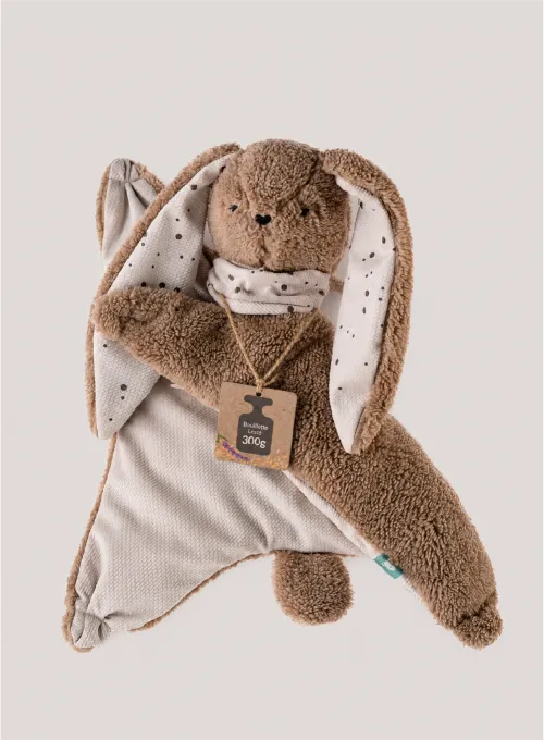 myHummy® Doudou Bouillotte Lesté Lapin Marron